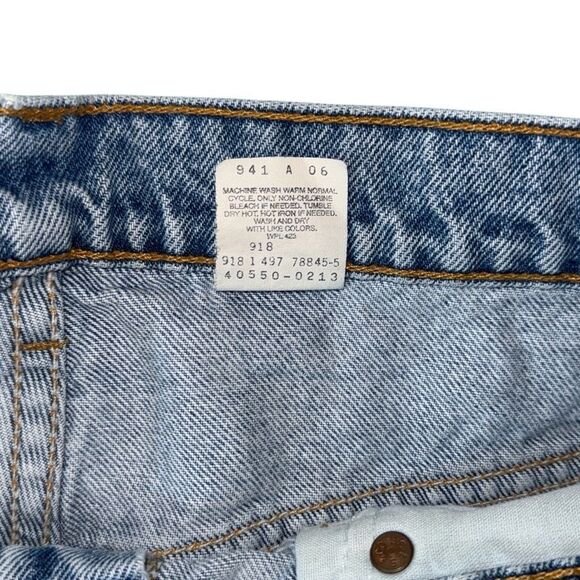 Vintage‎ Levis 550 Orange Tab 38x32 Light Wash Jeans mens denim - Picture 6 of 6